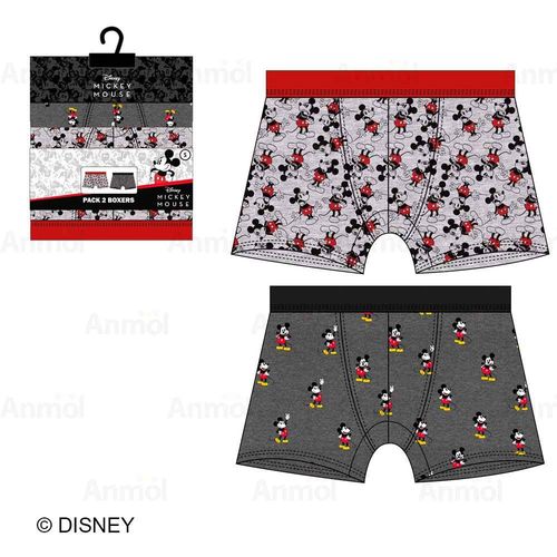 PACK2 BOXER HOMBRE DISNEY MICKEY MOUSE